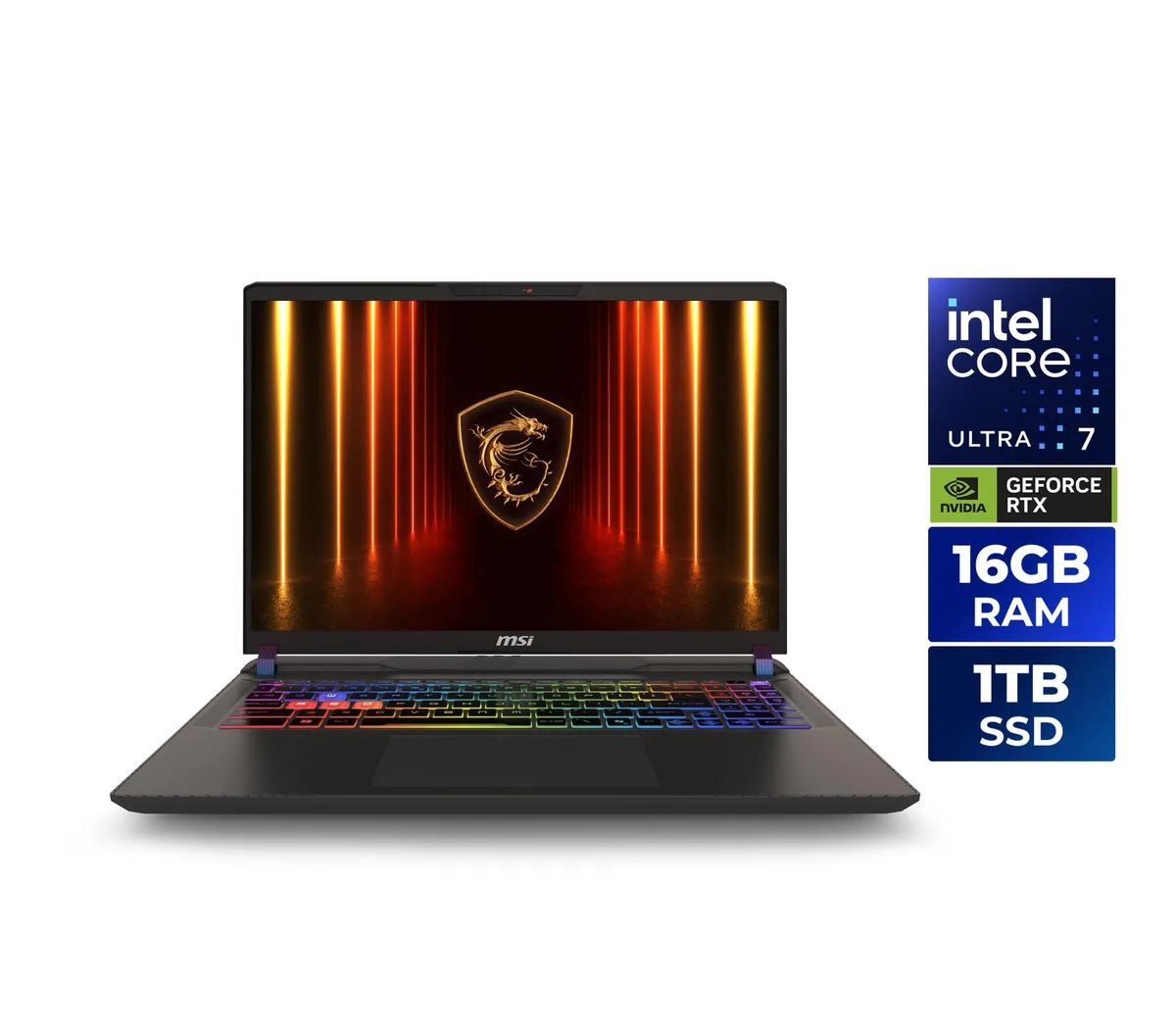 MSI MSI Vector 16 HX AI A2XWHG-275US gaming laptop — product photo