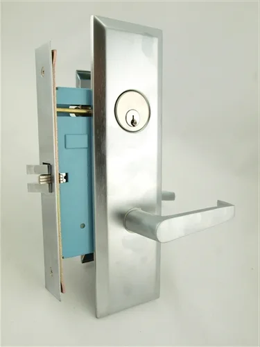MAXTECH MAXTECH Satin Chrome Right Hand Mortise Lock Latch Only 2-3/4" Backset 92DW/26D — product photo