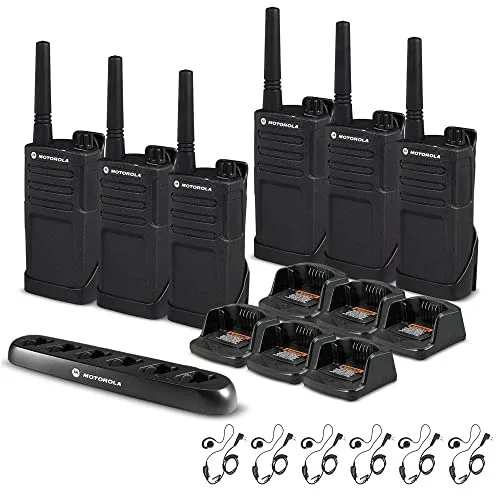 Motorola Motorola RMM2050 On-Site Two-Way Radio 6 Pack With Mics Bundle — product photo
