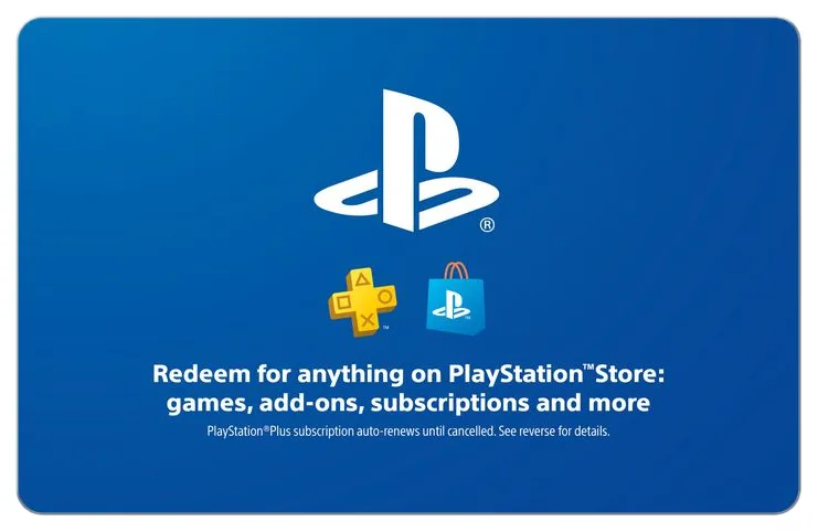 PlayStation PlayStation SPLY-D-V-17_6000 $60 Gaming Gift Card — product photo