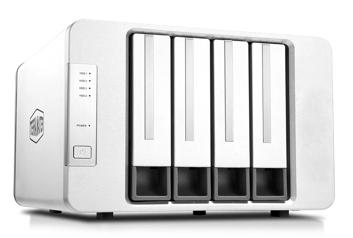 TERRAMASTER TERRAMASTER D4-300 80TB USB 3.1 Type-C 4-Bay Drive Enclosure — product photo