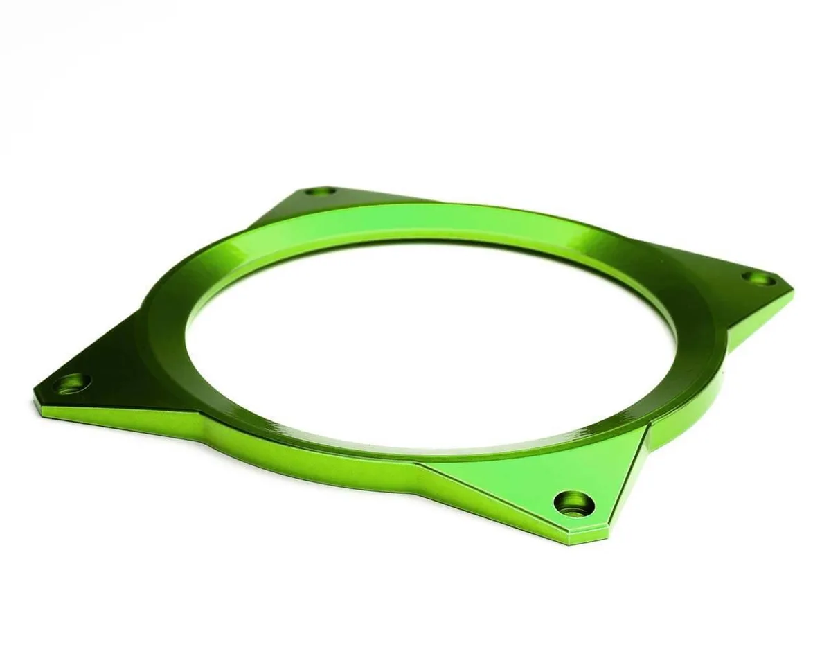 PrimoChill PrimoChill 140mm Aluminum Fan Cover SX UV Red diy cooling — product photo