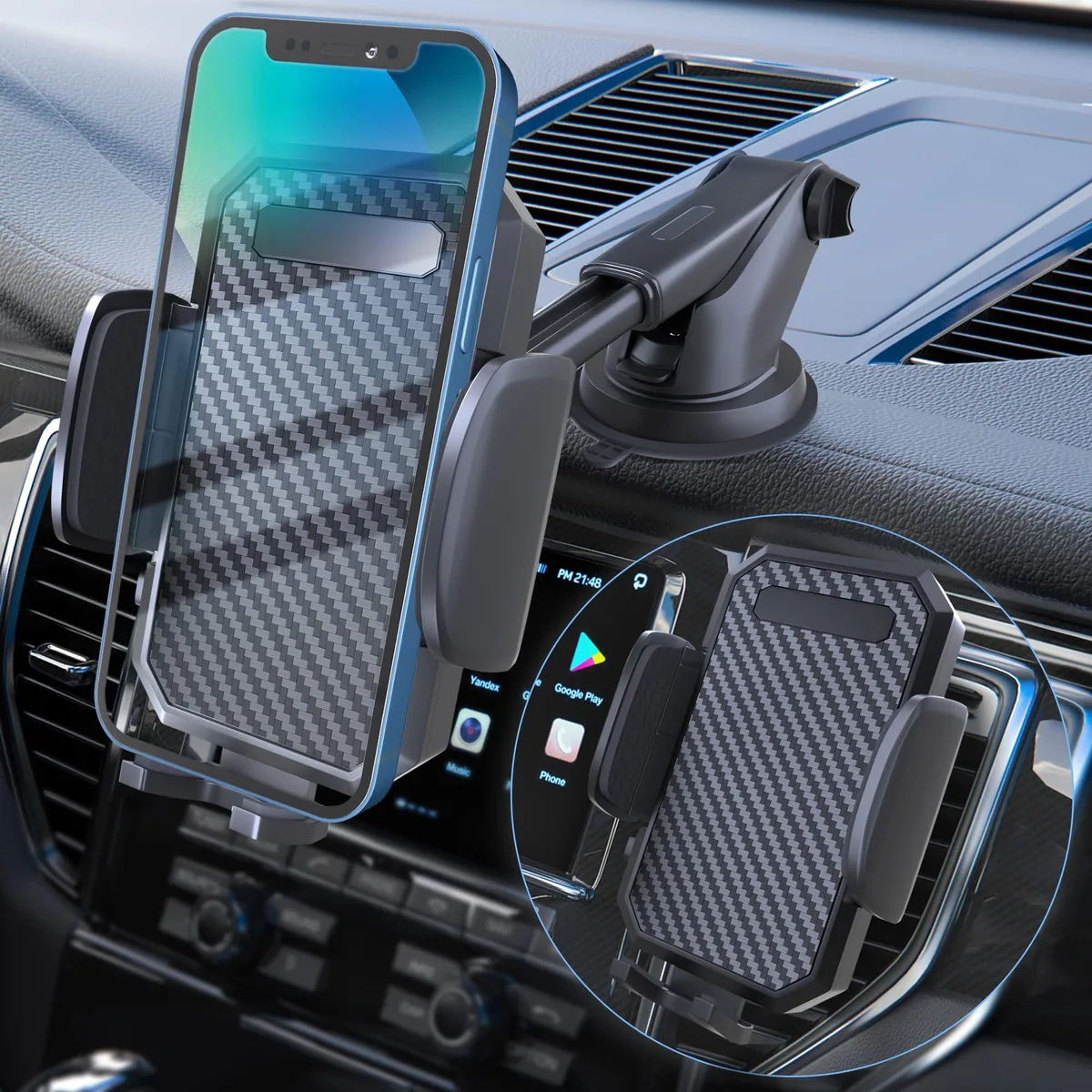 FBB Cradle-pro- Phone Mount 360° Rotatable Vent Dashboard 24 Months Support — product photo