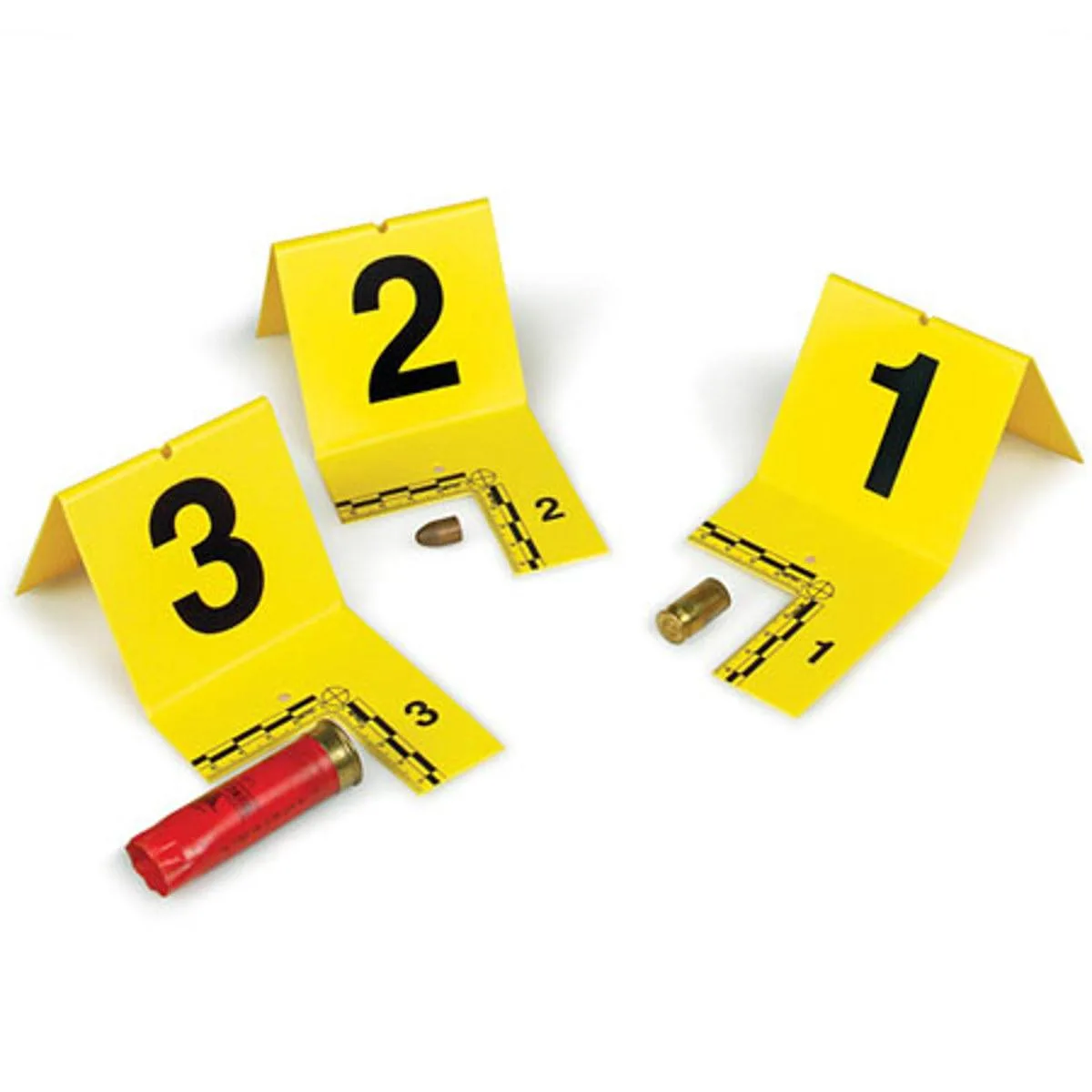 Safariland Safariland Yellow Cut-Out ID Tents 1-100 part 1155003 — product photo