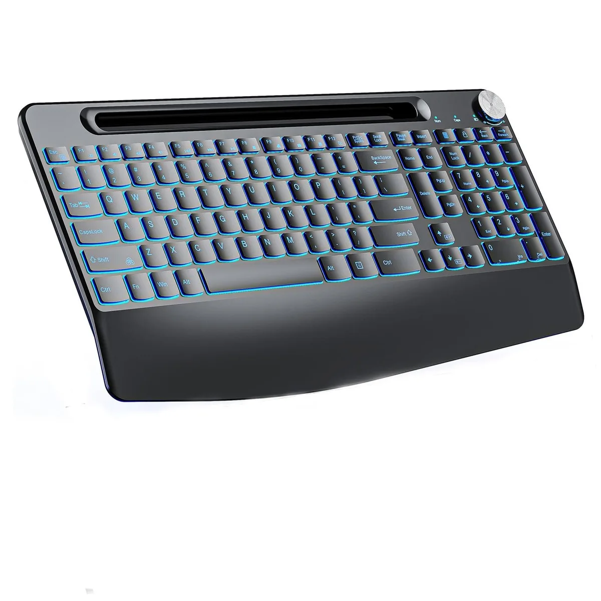 BESIGN BESIGN 2.4G Wireless Keyboard with Phone Holder &amp; Wrist Rest — product photo