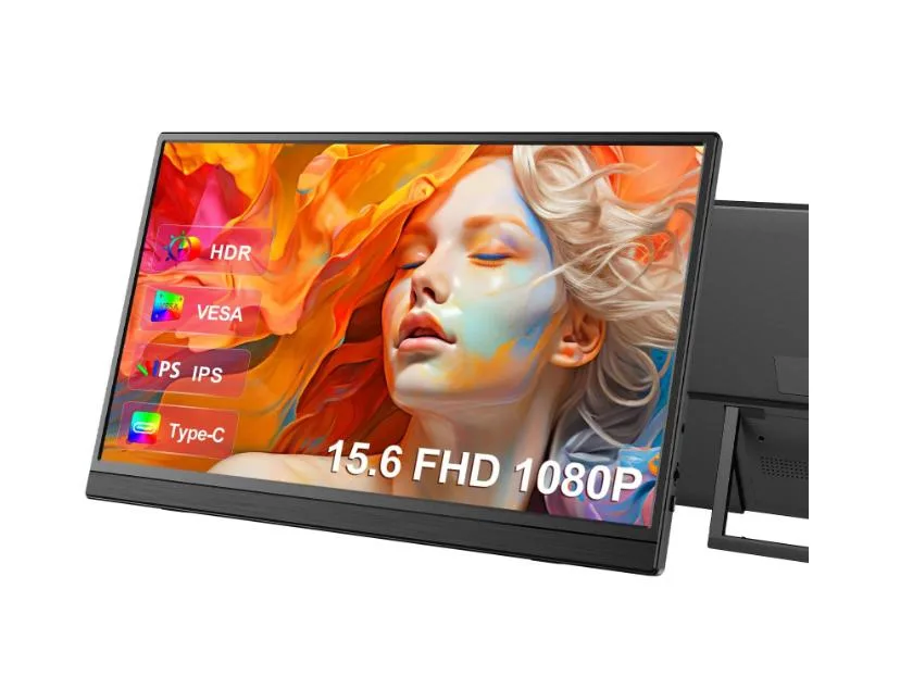Uperfect Uperfect 15.6" 1080p 60Hz portable monitor with 180° stand — product photo