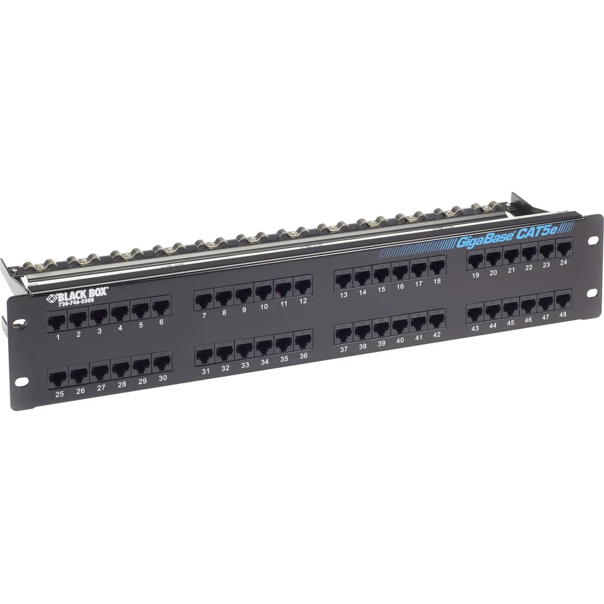Black Box Corporation Black Box Corporation JPM906A-R6 server rack 2U 48-port 19" 3.5" 1.3" 2.90 lb — product photo