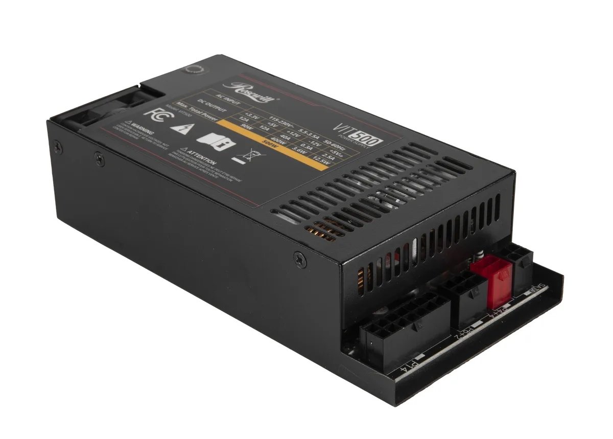Rosewill Rosewill VIT500 500 W Flex ATX Mini ITX power supply — product photo