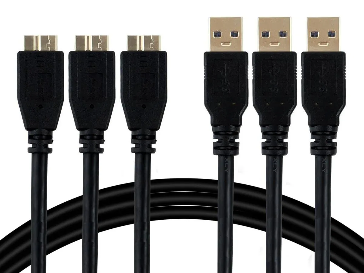 Monoprice Inc. Monoprice Inc. 134881 USB-A to Micro B 3.0 cable 0.5 m 3 pack — product photo