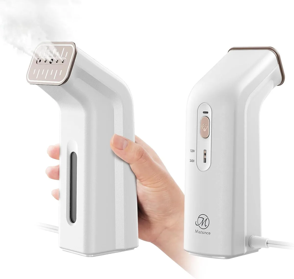 BFKK BFKK Portable Travel Steamer &amp; Iron 2-in-1 170ml Tank 100-240V — product photo