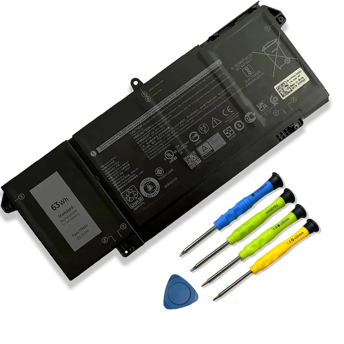 No Sew No Sew 7FMXV 63Wh 15.2V 3941mAh laptop battery — product photo
