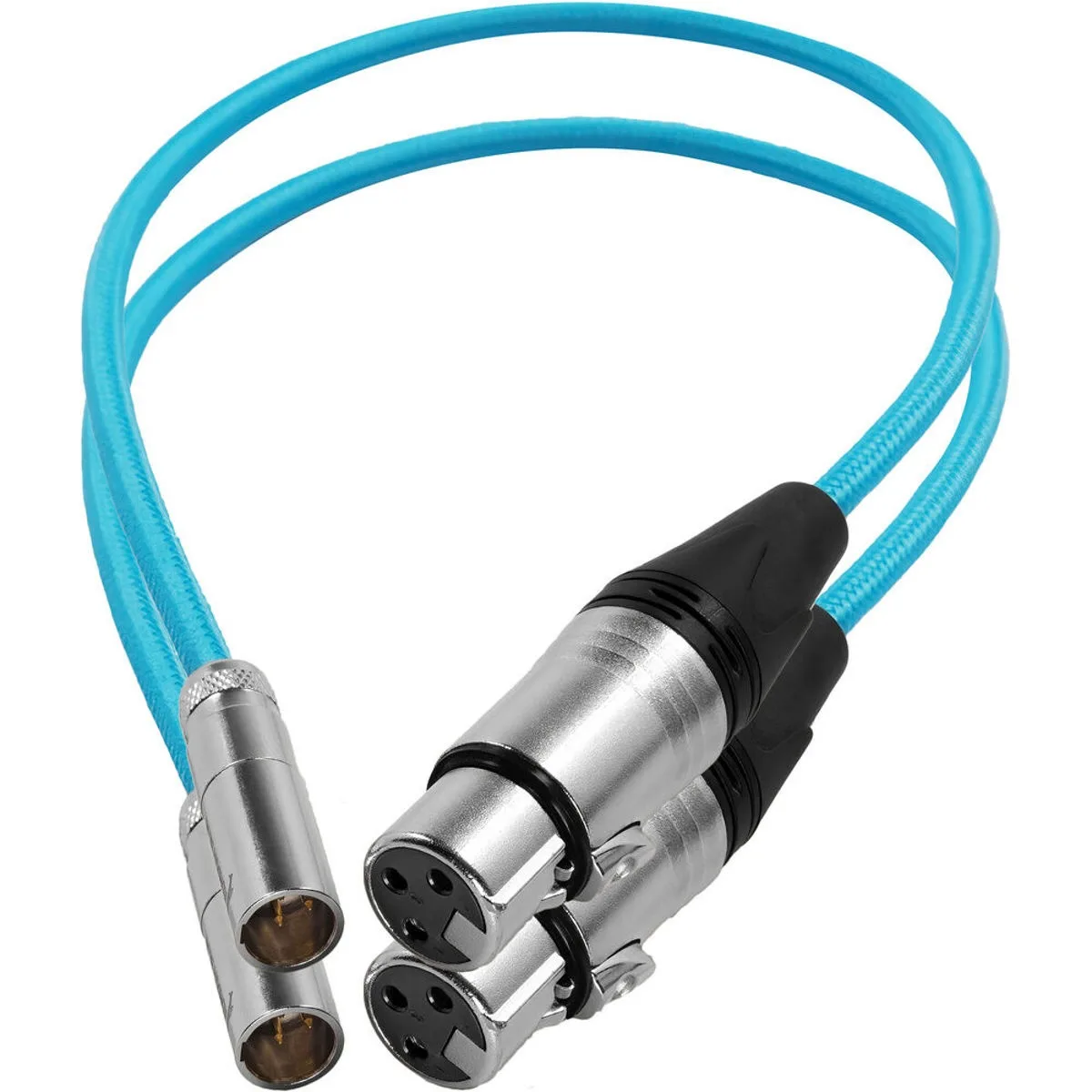 Kondor Blue Kondor Blue Mini XLR Male to XLR Female Audio Cable 16in 2 Pack — product photo