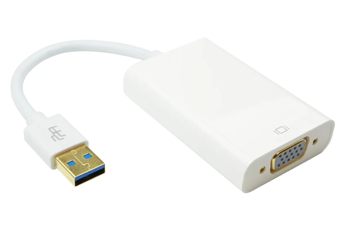 PPA International PPA International USB 3.0 to VGA DisplayLink Adapter White — product photo