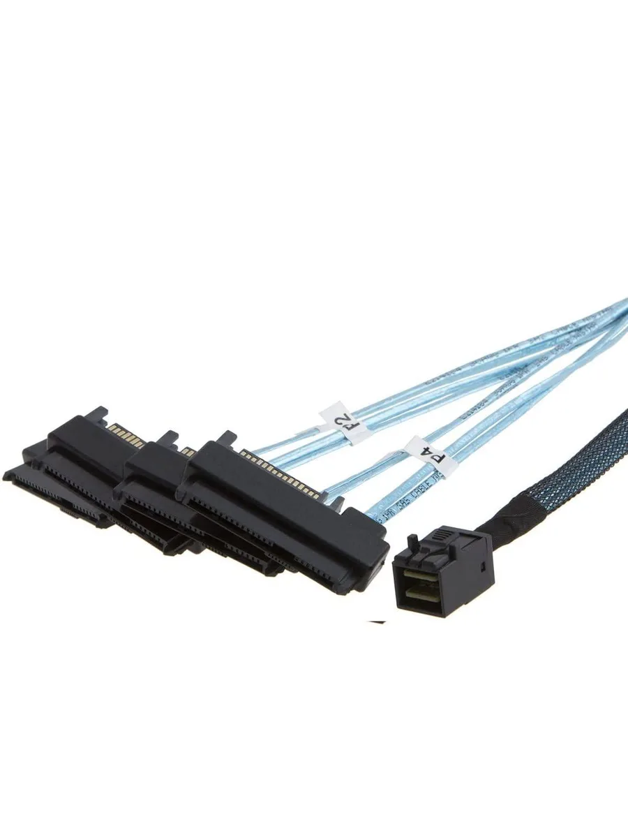 Vszerda Vszerda Internal Mini SAS SFF-8643 to 4×29pin SFF-8482 with 15pin Power, 1M — product photo
