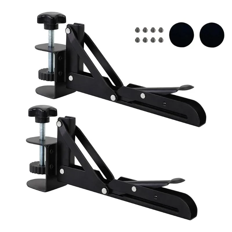 YINGHUA YINGHUA Folding Shelf Bracket 20×6.5 cm 25 kg Black — product photo