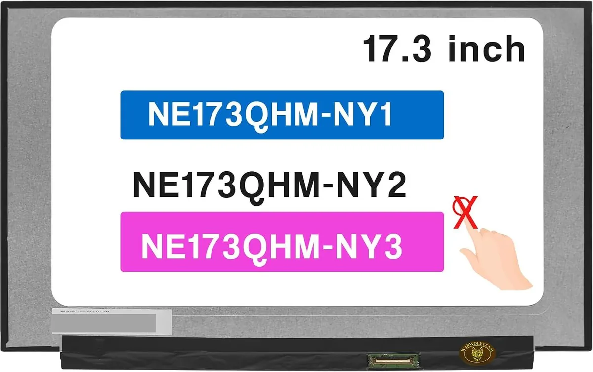 NUOLAISUN NUOLAISUN 17.3" QHD 165 Hz 40-pin laptop screen NE173QHM-NY1 NY2 NY3 BOE0977 BOE099D — product photo