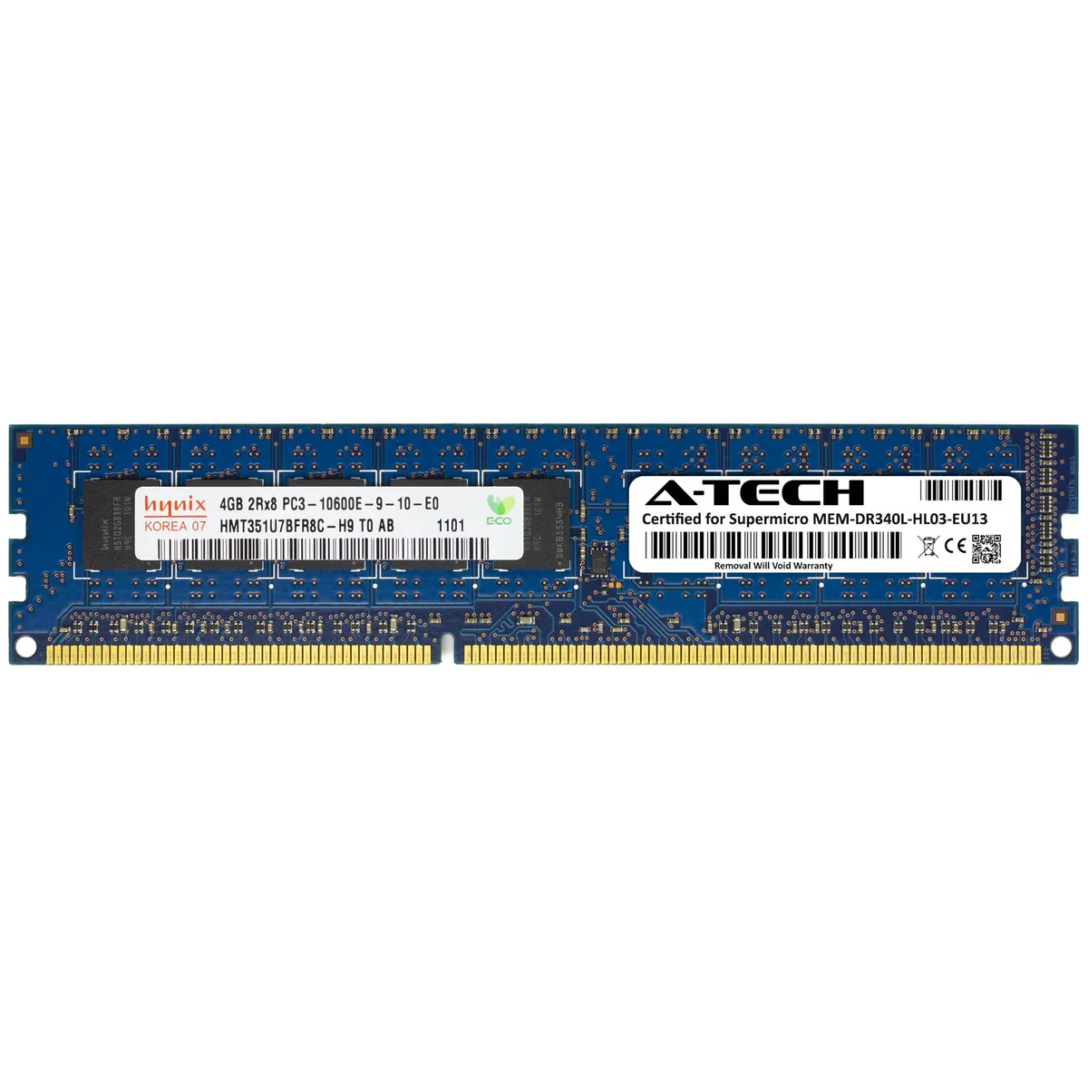 A-Tech A-Tech 4GB DDR3 1333MHz ECC Unbuffered UDIMM 240-Pin Server RAM — product photo