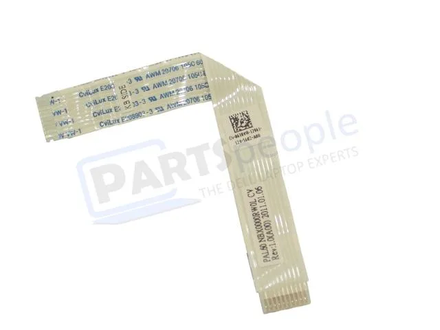 Flat orange ribbon cable with connectors at both ends, Dell part 638VR for Latitude E6520