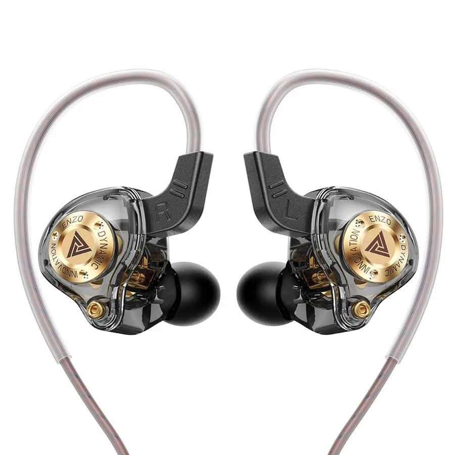 LORDWORLD LORDWORLD Wired IEM Earphones 11mm Dynamic Driver Black — product photo