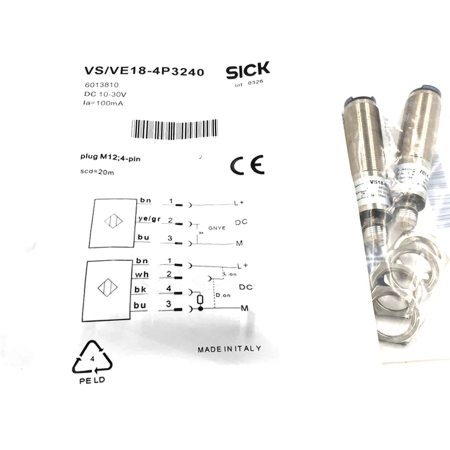 Sick Sick VS/VE18-4P3240 Through-beam photoelectric sensor PNP — product photo
