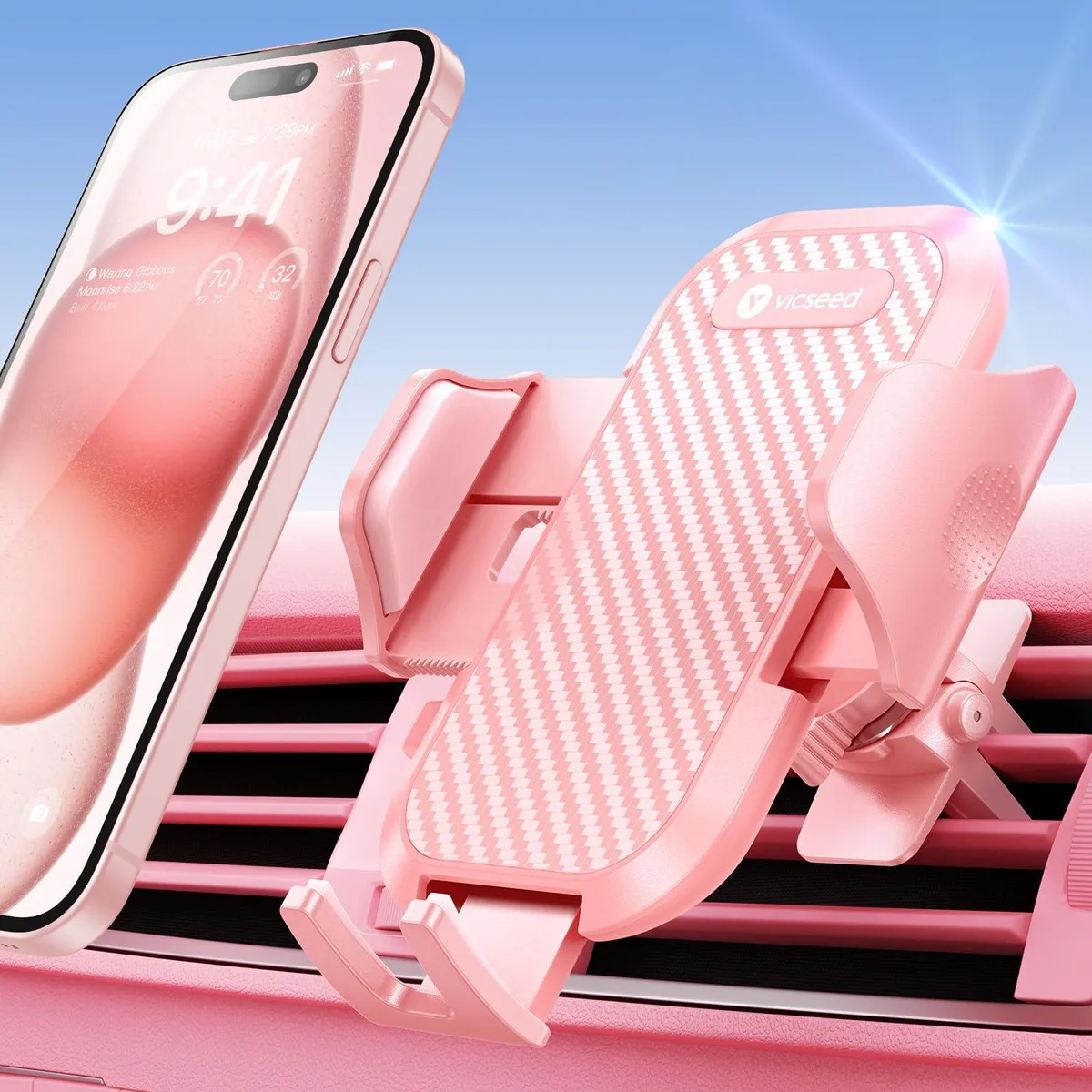 ViewSonic ViewSonic VC-VENT-PK Pink Vent Phone Mount — product photo