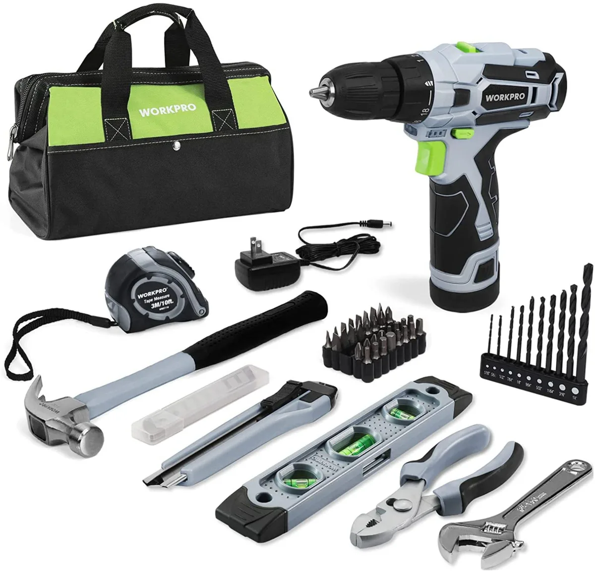 Wenger Wenger 12V Cordless Drill Driver 61-Piece Tool Kit — product photo