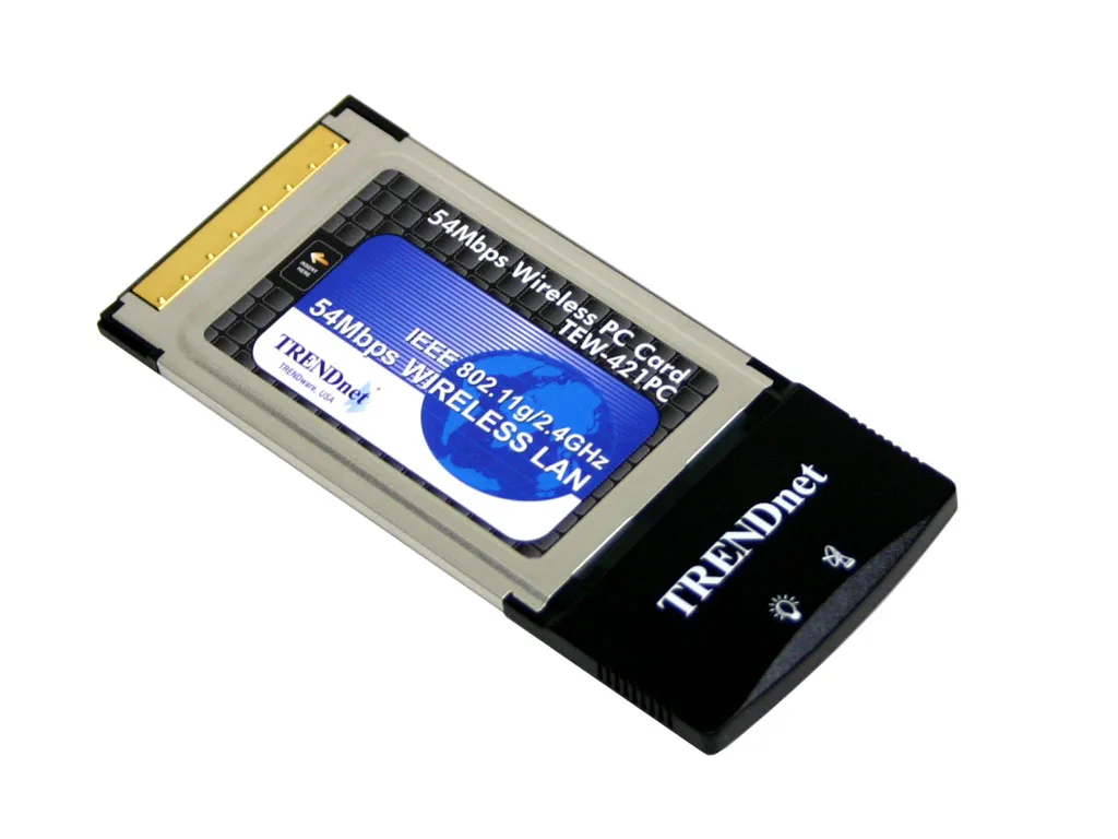 TRENDnet TRENDnet TEW-421PC 802.11g PCMCIA Wireless Adapter laptop networking — product photo