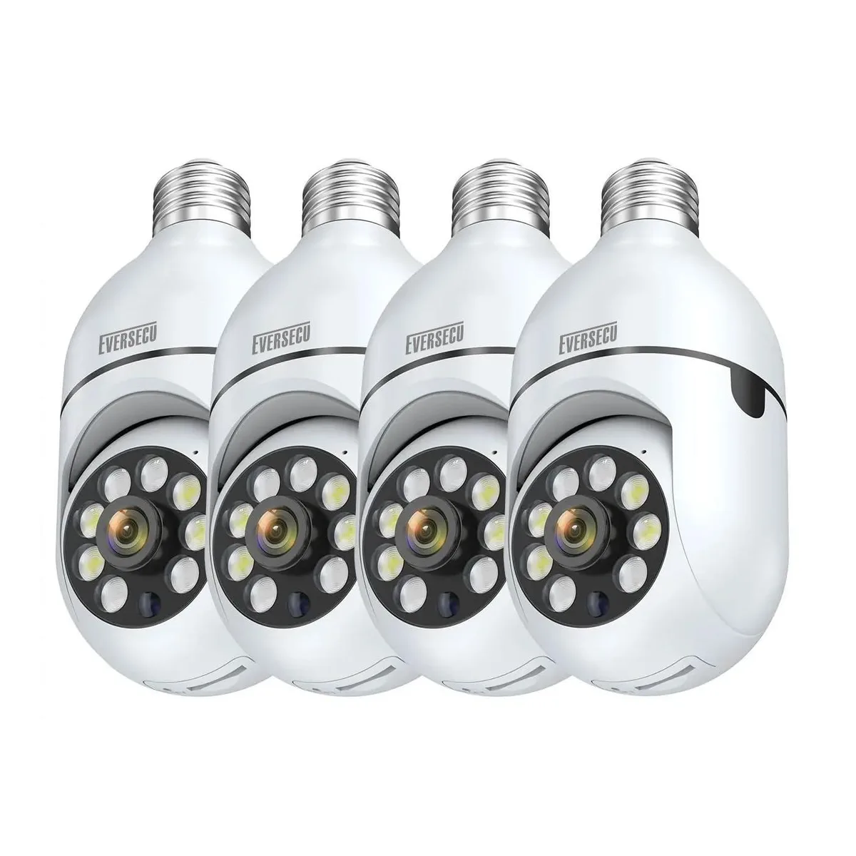 KEHIPI KEHIPI 4-pack 1080P Wireless Light Bulb Security Camera — product photo