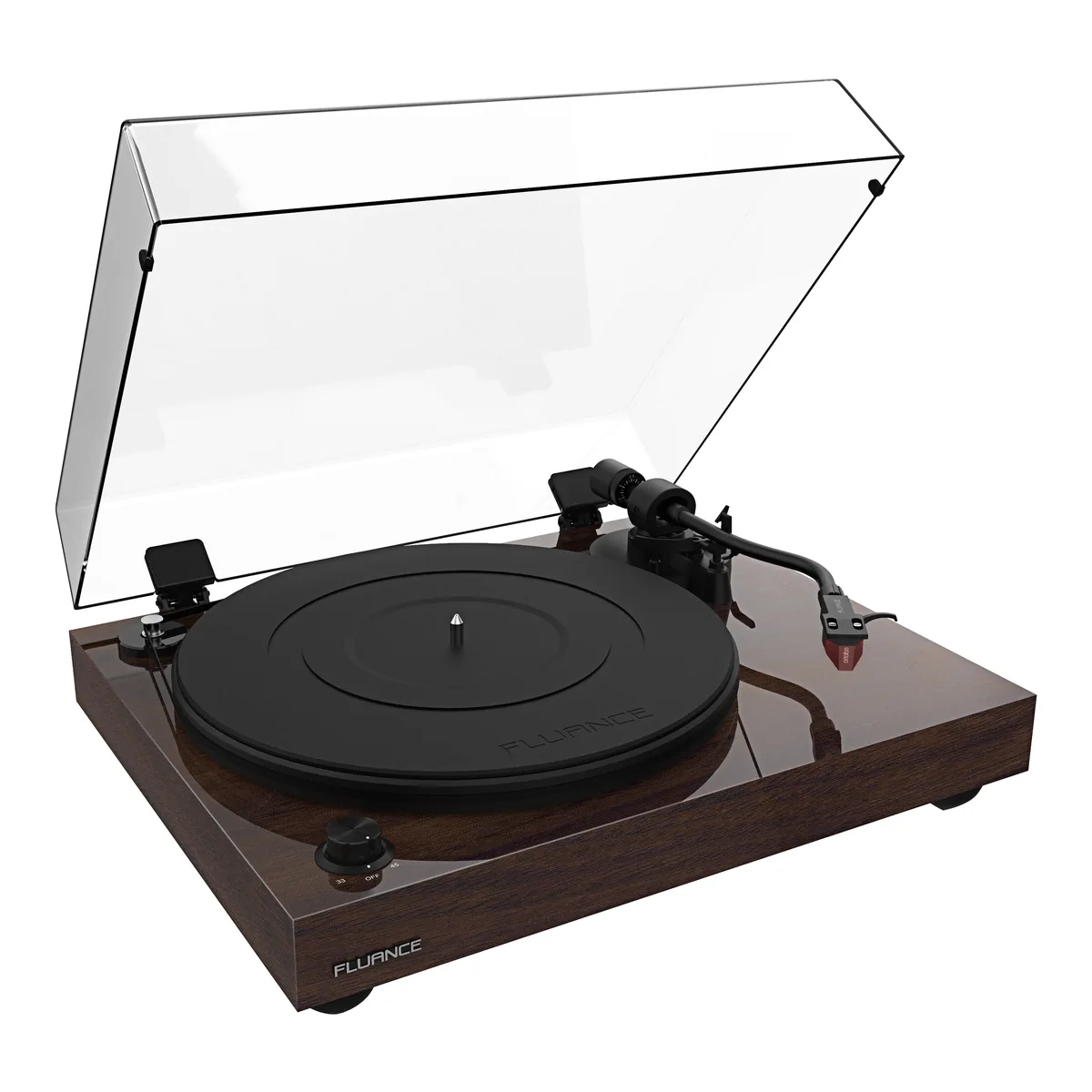 Fluance Fluance RT83W Turntable Ortofon 2M Red Walnut — product photo