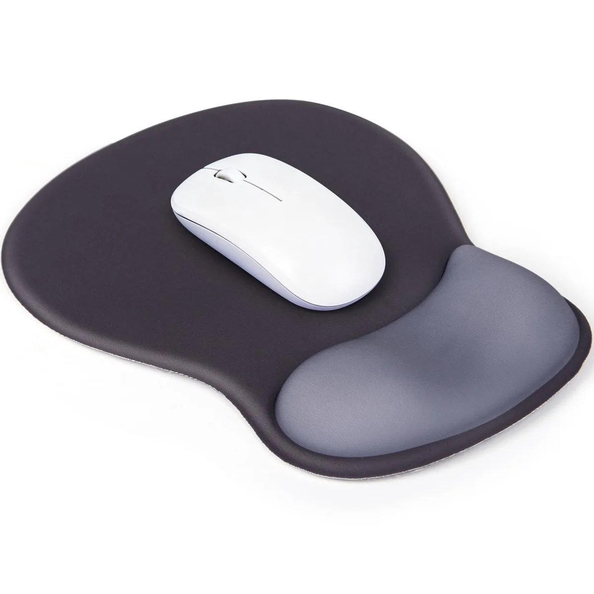  Aethrivex Ergonomic Mouse Pad with Wrist Rest, Black, 10.2 x 7.5 in — product photo