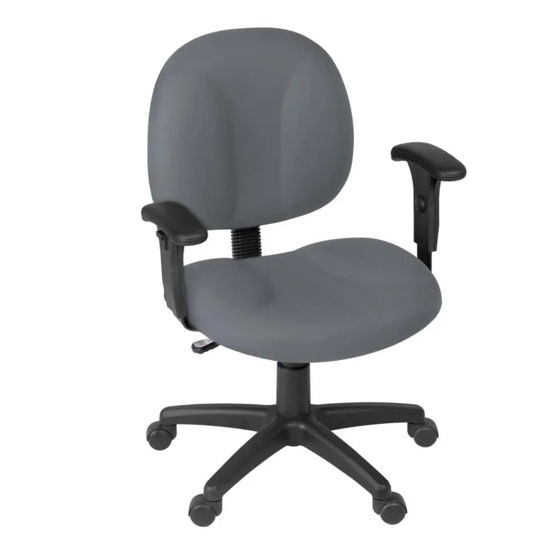 Romig Romig 105 chair set, fabric, 3.5" seat, 7-position arms, grey — product photo