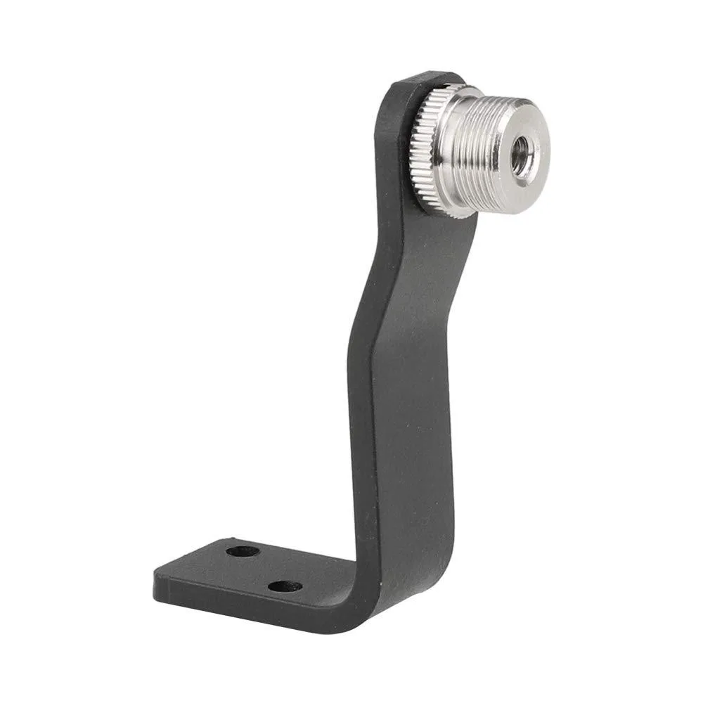  CAMVATE C2326-US 5/8''-27 Male to 1/4''-20 Female Mic Screw Right Angle Pedestal — product photo