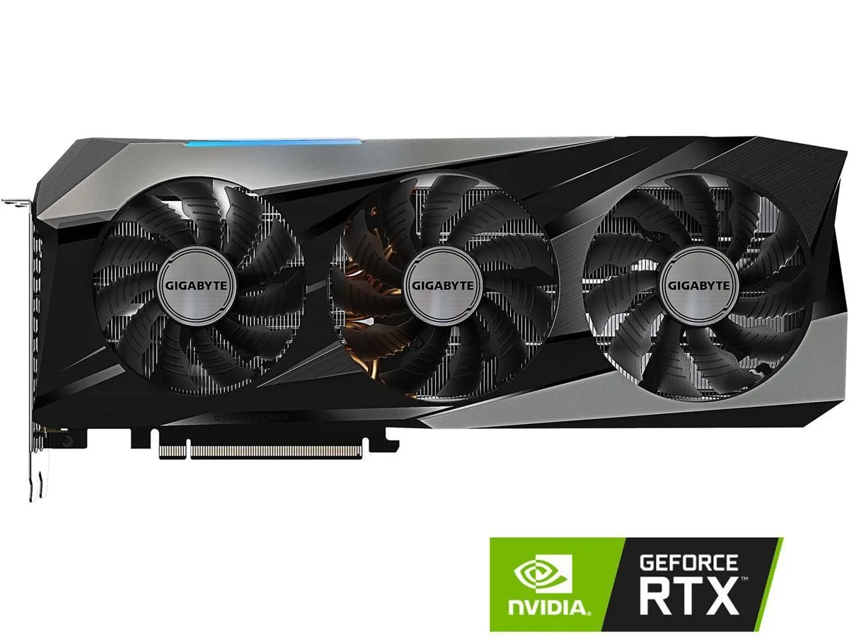 GIGABYTE GIGABYTE GeForce RTX 3070 Ti Gaming OC 8GB graphics card — product photo