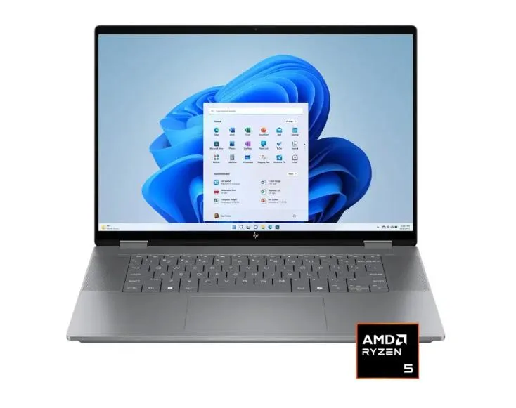 HP HP OmniBook X Flip 2-in-1 16" AMD Ryzen 5 220 8GB 512GB Meteor Silver — product photo