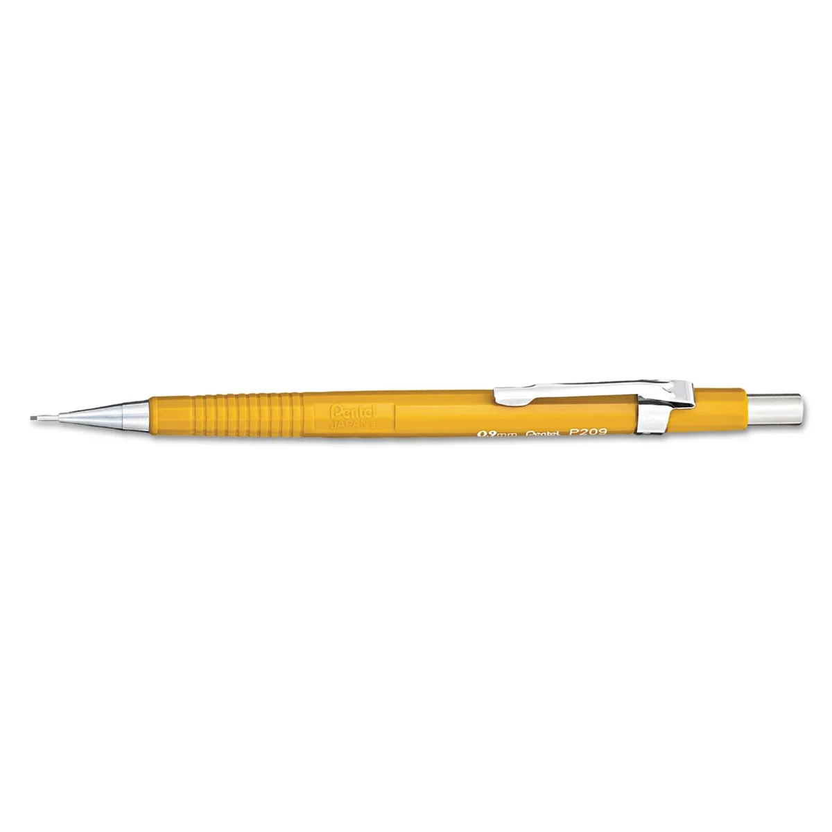 Pentel of America, Ltd. Pentel of America, Ltd. P209G 0.9mm Yellow Mechanical Pencil — product photo