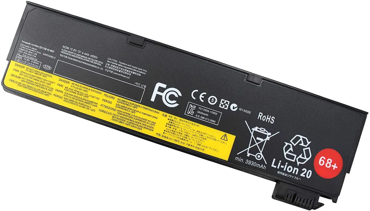 Tryhi Tryhi 6-Cell 48Wh Laptop Battery 45N1125 for ThinkPad X240-X270 T440-T470P — product photo