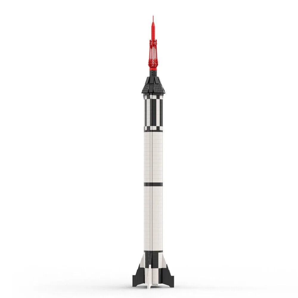 ZITIANYOUBUILD ZITIANYOUBUILD First Crewed Space Booster Rocket 1029 Pieces MOC — product photo