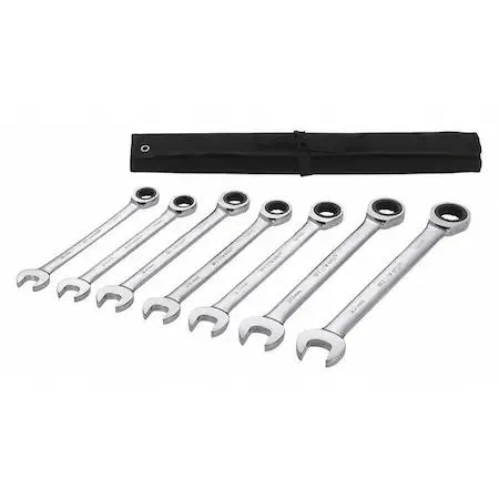 Westward Westward 54DG25 7-Piece Metric Combination Wrench Set 21-32 mm — product photo