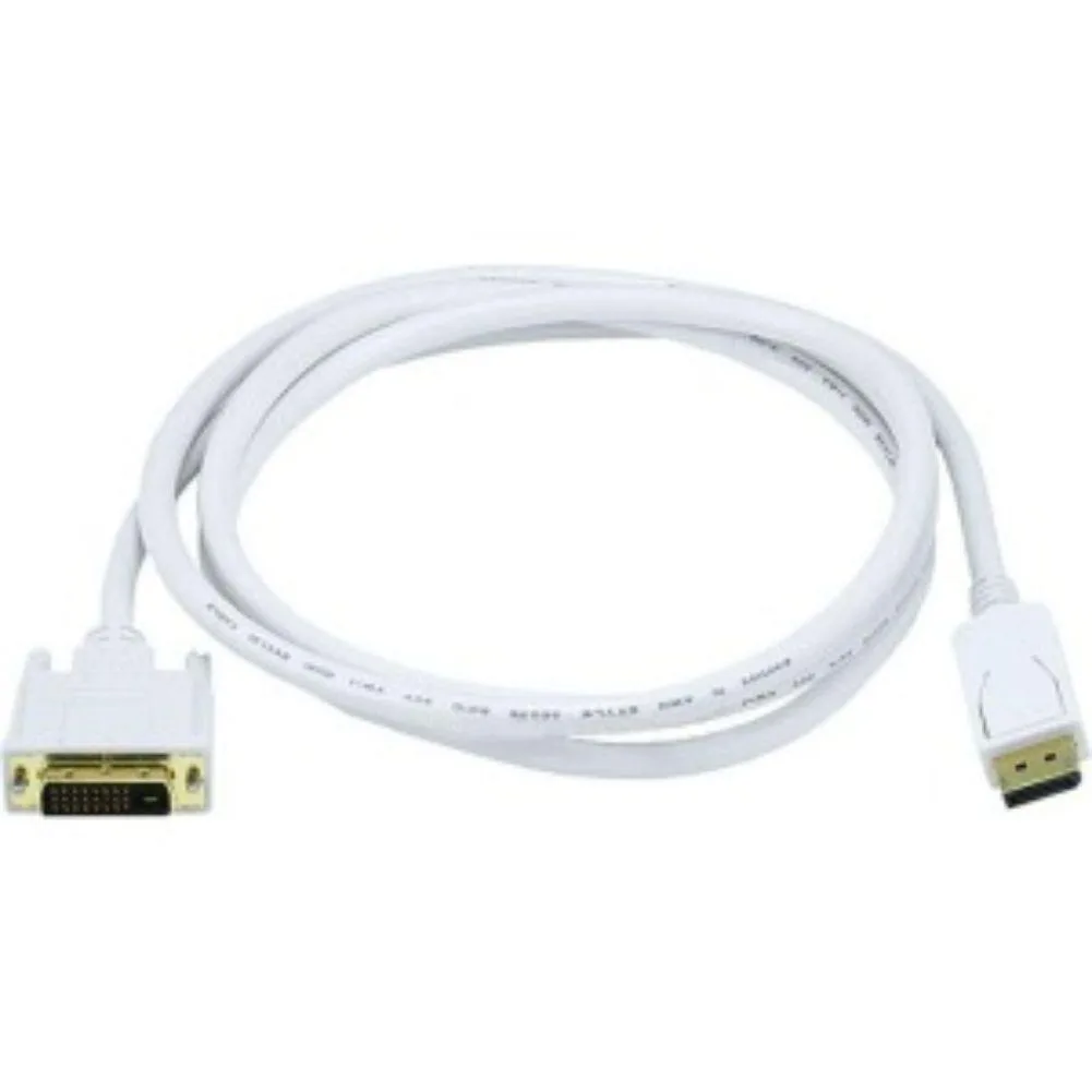 Monoprice Inc. Monoprice Inc. 6015 6 ft 28AWG DisplayPort to DVI Cable White — product photo