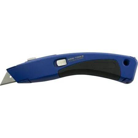 Gray Tools 210 retractable trimming knife with rubber grip