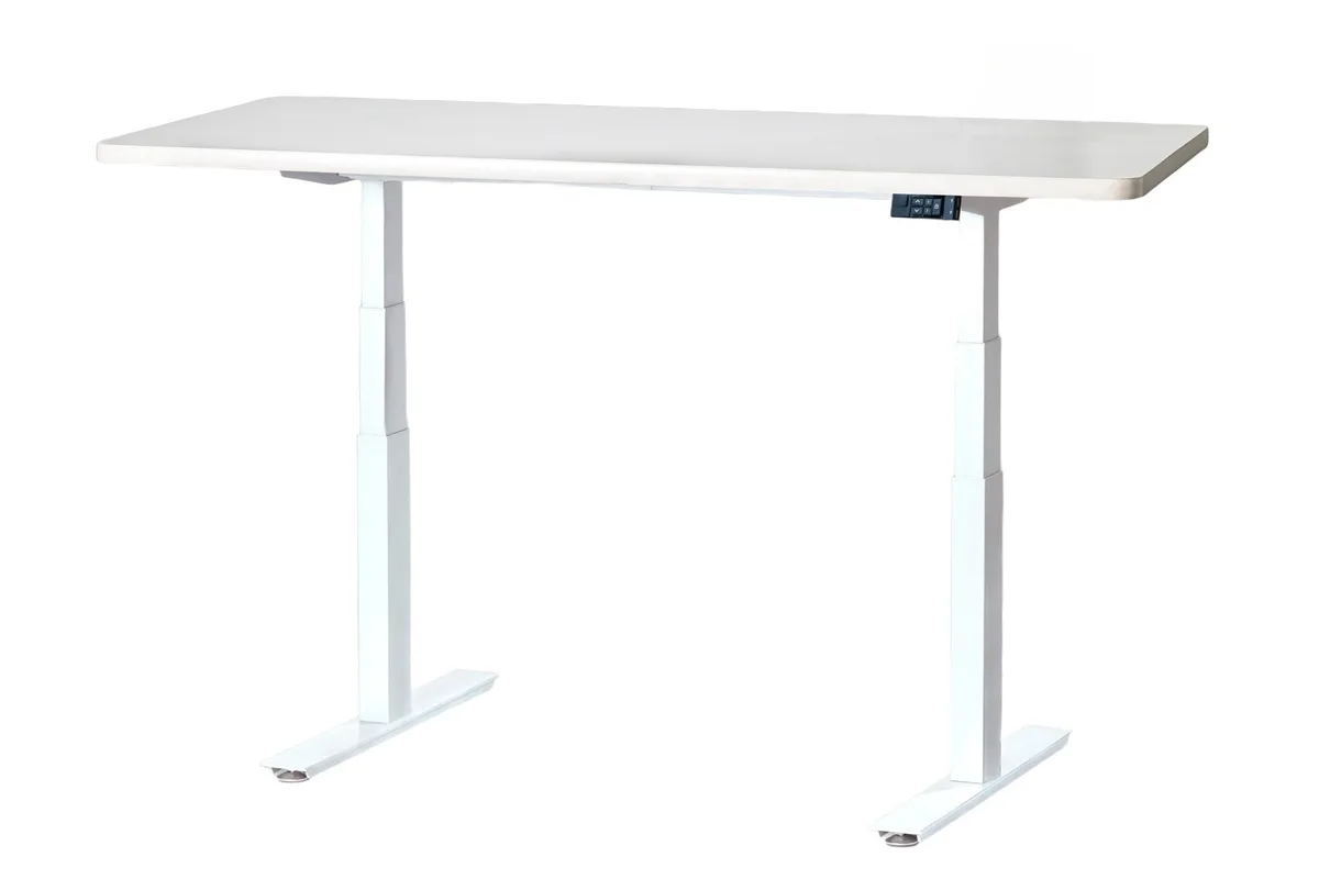 QualGear QualGear QG-NE01-W Standing Desk White 60x28x50in office furniture — product photo