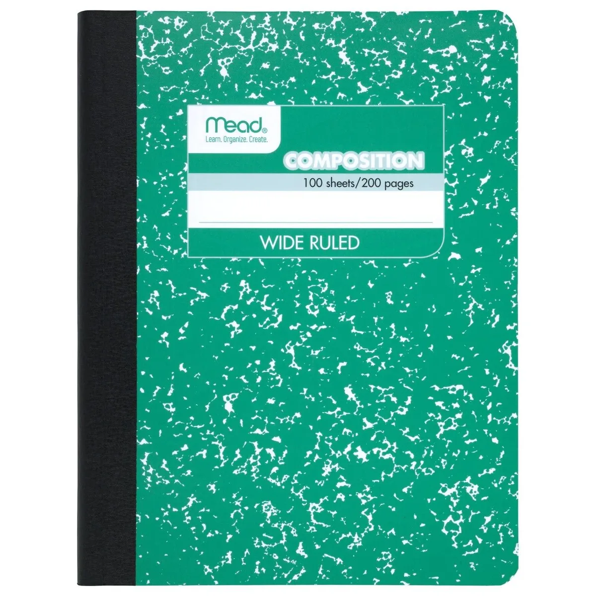  Kodak Composition Notebook Wide Ruled 100 Sheets Green Marble 9.75 x 7.5 in — product photo