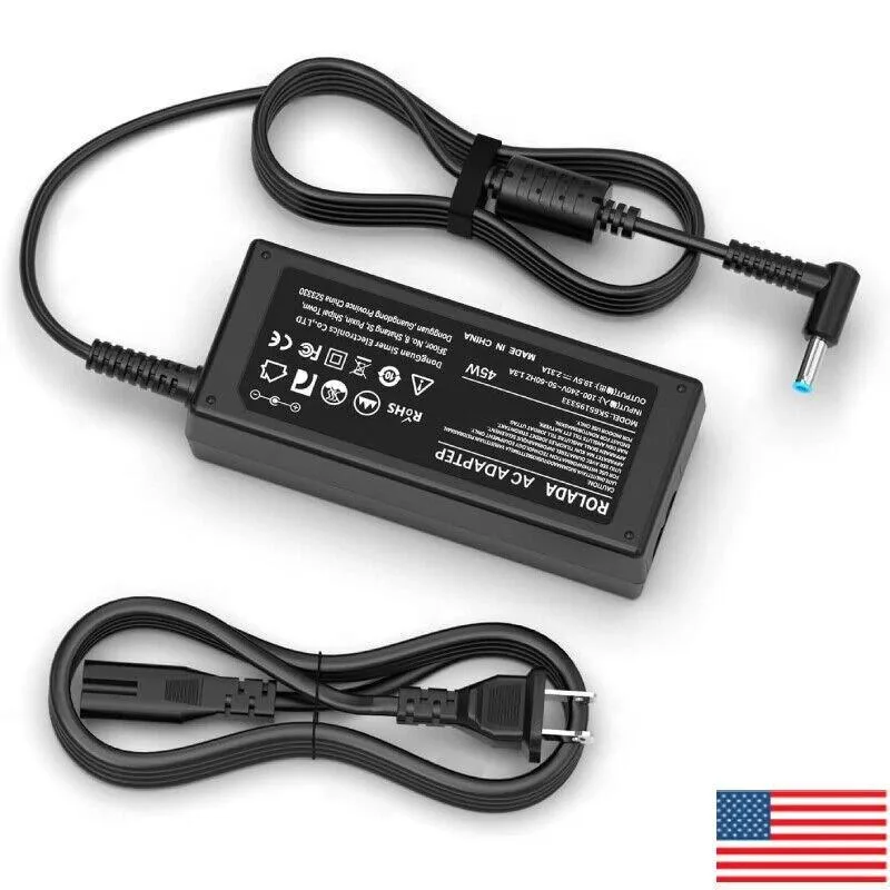 RAYBESTOS UNBRANDED RAYBESTOS UNBRANDED 45W 19.5V 2.31A Blue Tip 4.5mm*3.0mm HP 14 Series Charger — product photo