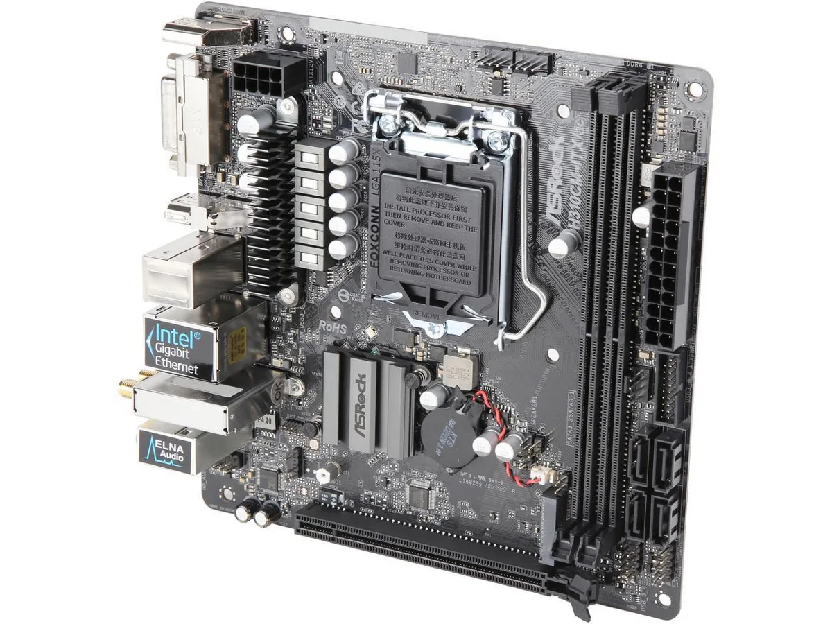ASRock ASRock H310CM-ITX/ac Intel motherboard — product photo