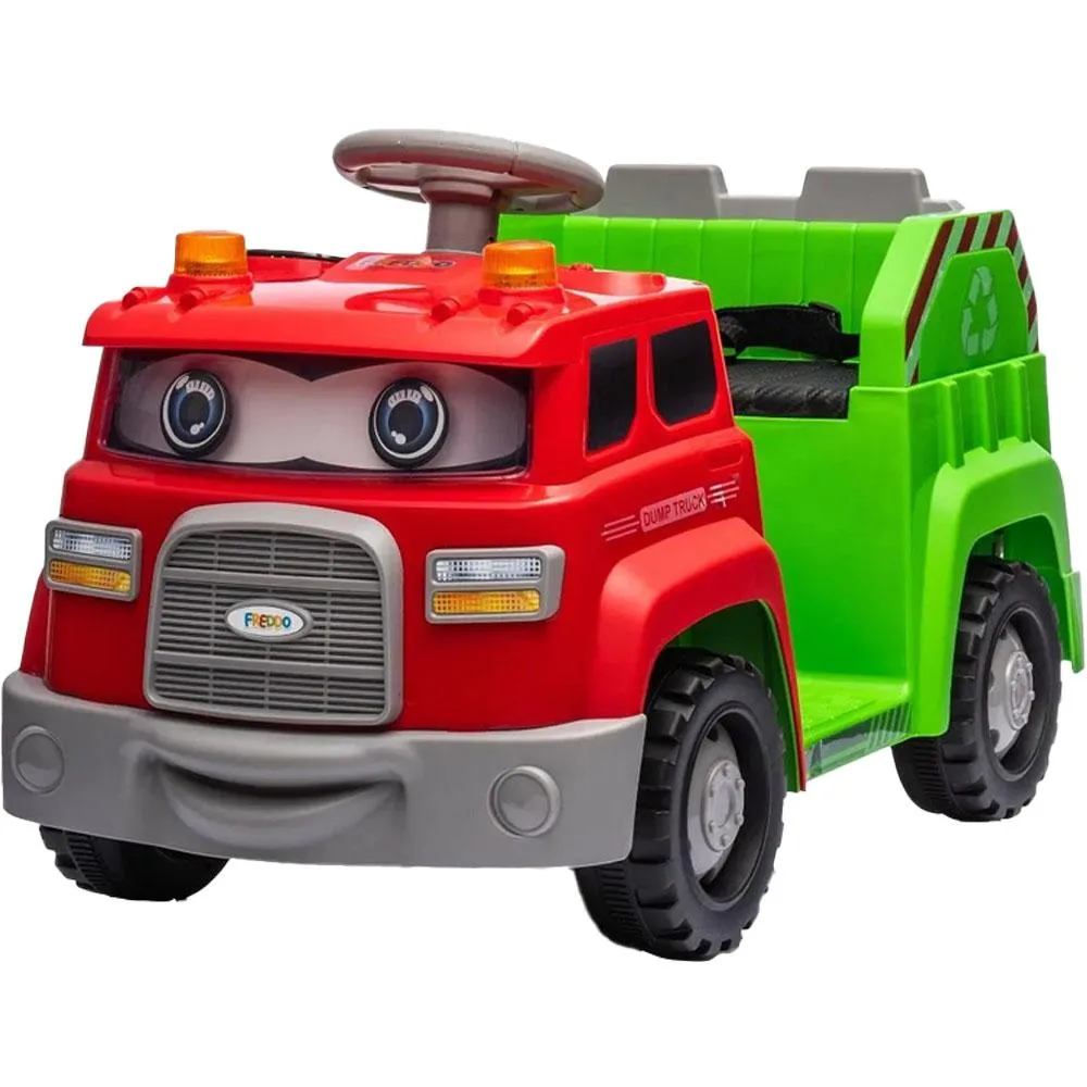 Freddo Freddo Dump Truck 1-Seater Ride-On 12V 55 lbs — product photo