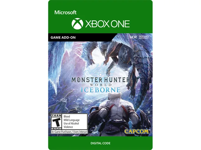 Capcom Capcom 7D4-00369 Monster Hunter World: Iceborne downloadable game — product photo