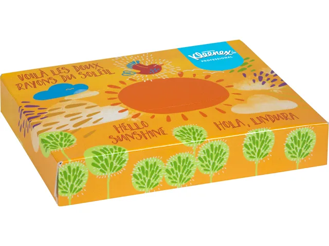 Kleenex Kleenex 21195 facial tissue cleaning 80 boxes 40 tissues 8.4x5.5 2-ply FSC — product photo
