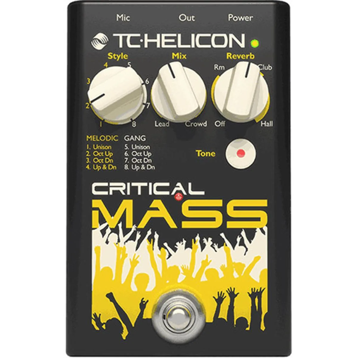 TC TC Electronic Helicon Critical Mass Vocal Effect Pedal — product photo
