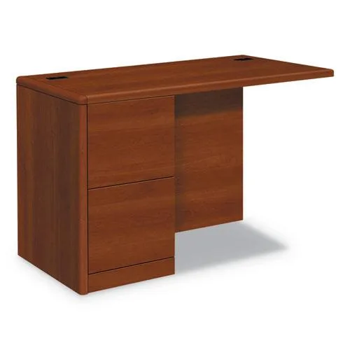 HON HON H10712L.COGNCOGN 10700 Series Left Pedestal Return 48w 24d 29h Cognac office furniture — product photo