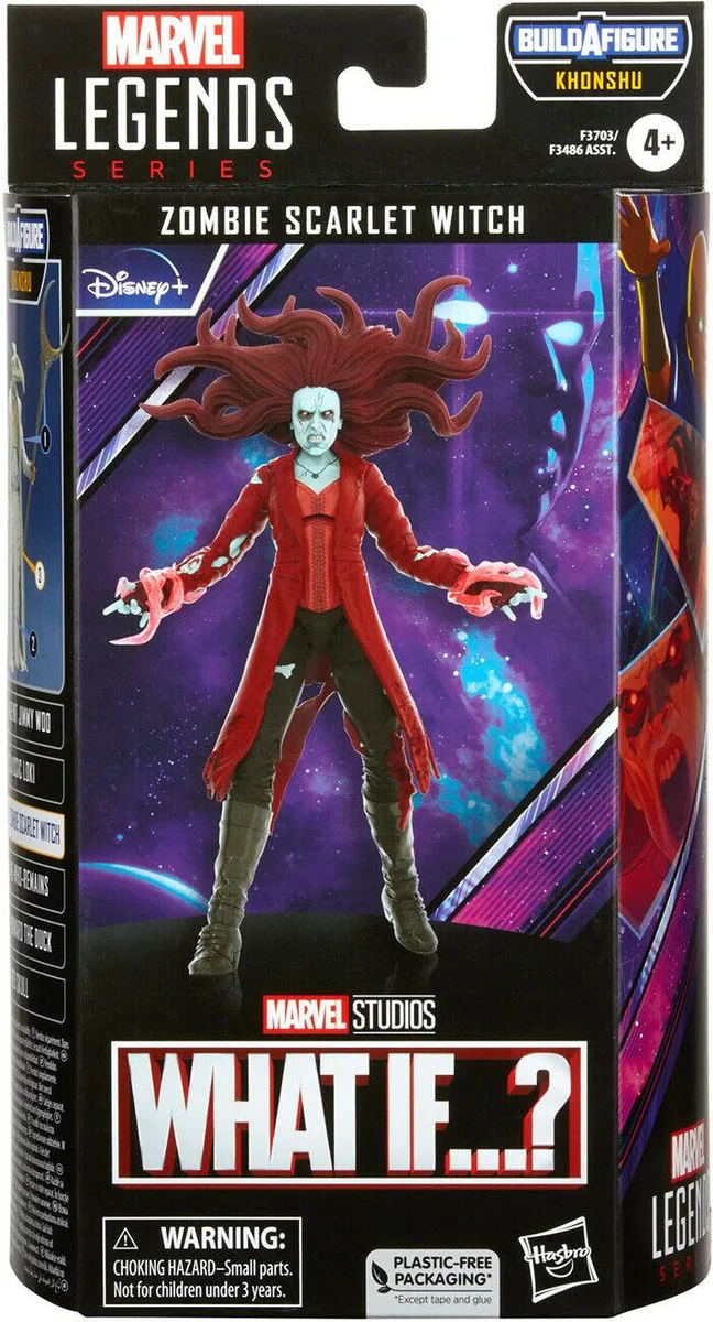 Hasbro Hasbro Marvel Legends Disney+ BAF Khonshu Zombie Scarlet Witch 6 Inch action figure — product photo